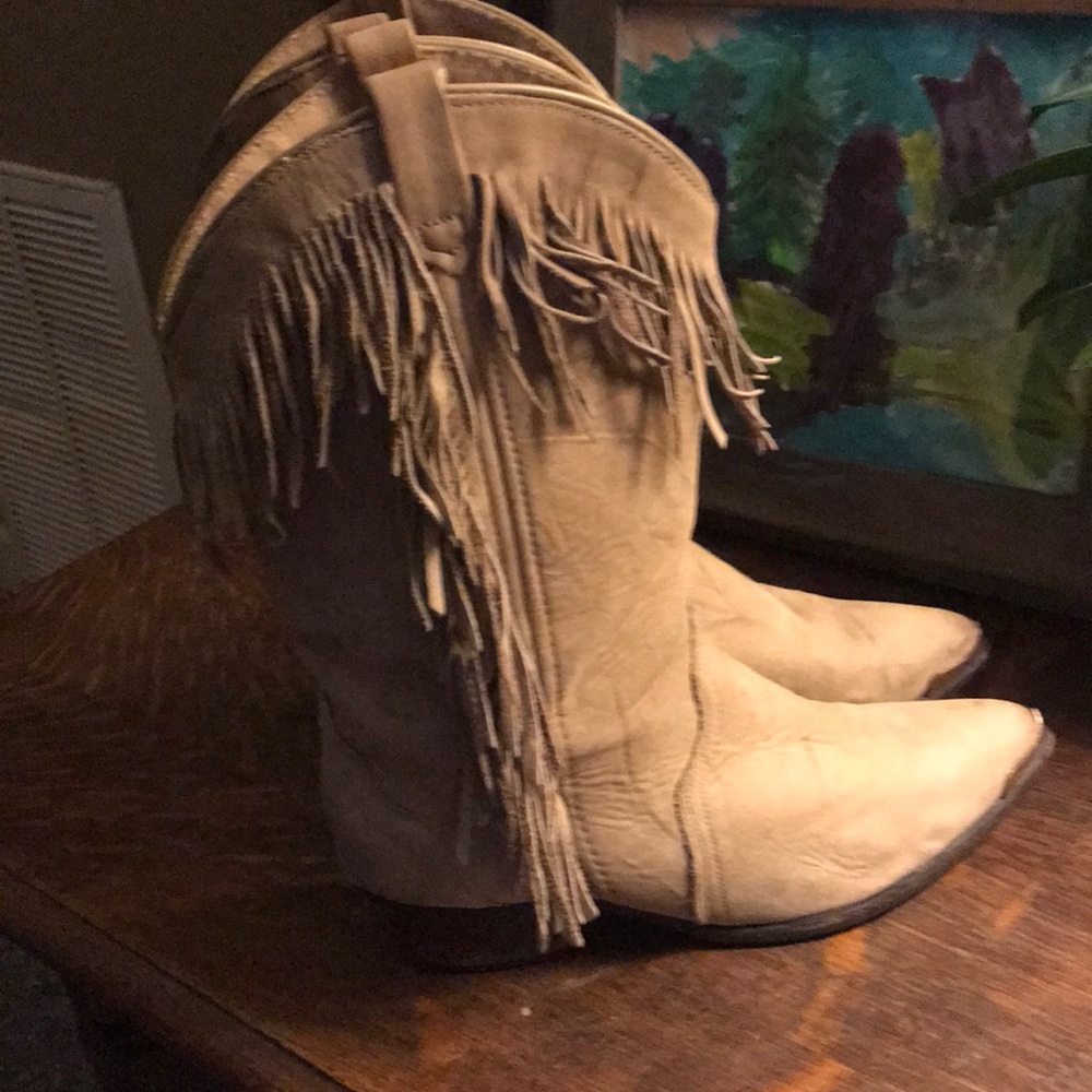 Vintage Fringed Boot